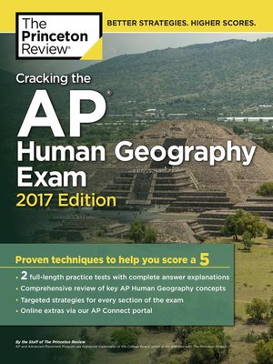 cover image of Cracking the AP Human Geography Exam, 2017 Edition